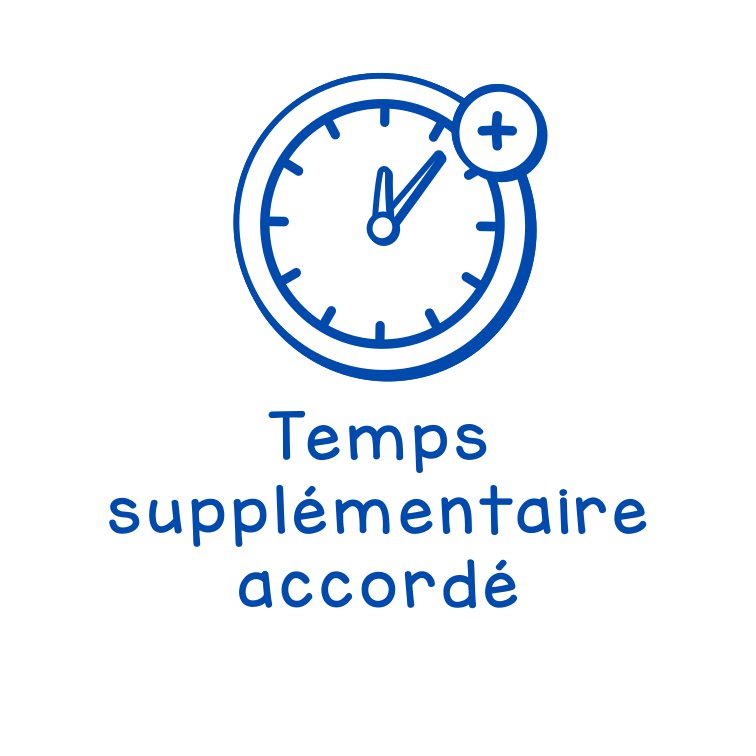 Temps supplémentaire accordé