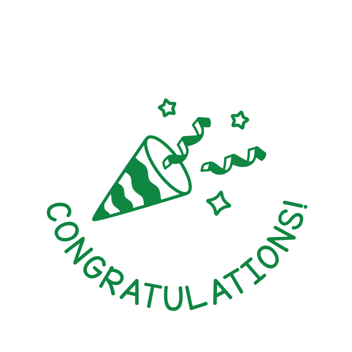 CONGRATULATIONS!