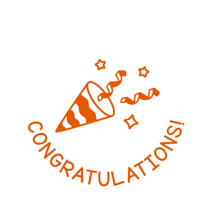 CONGRATULATIONS!