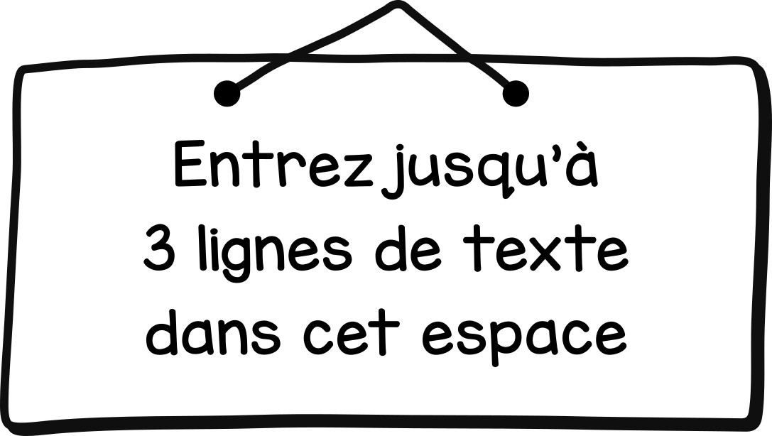 Panneau (message sur mesure)