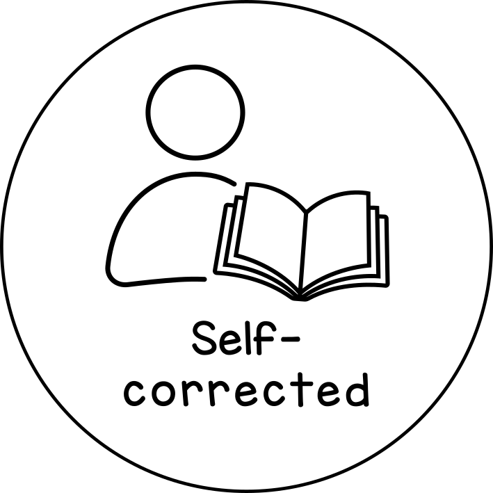 Self-corrected