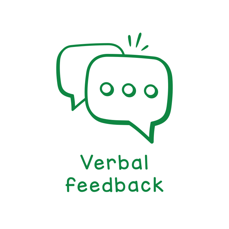 Verbal feedback