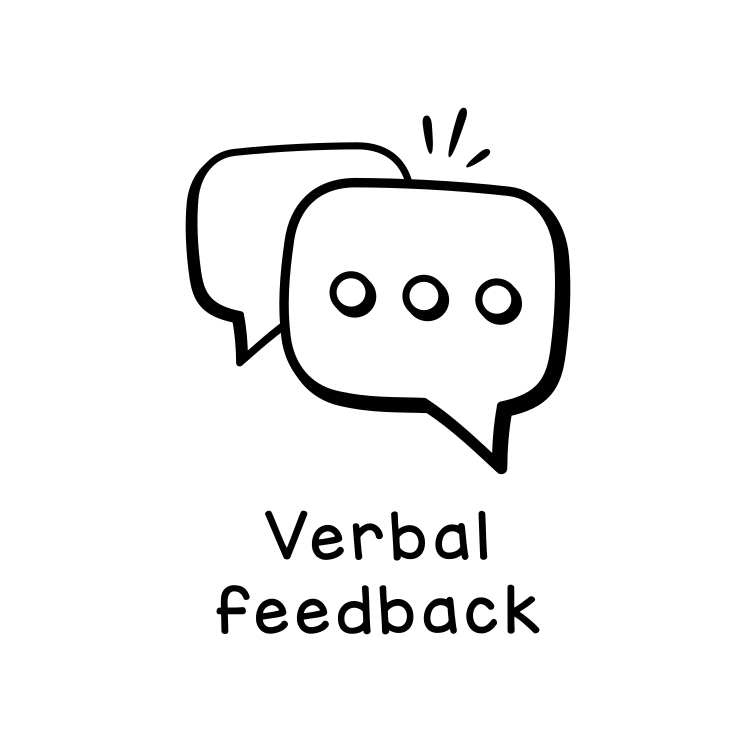 Verbal feedback