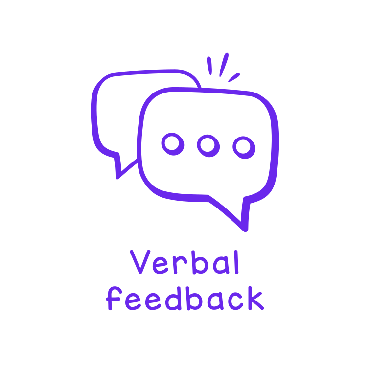 Verbal feedback