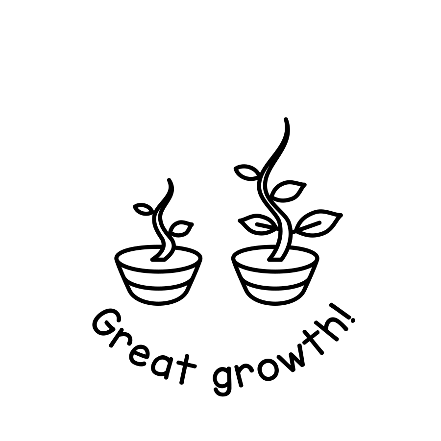 Great growth!