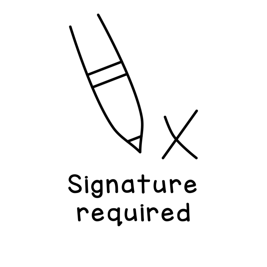 Signature required
