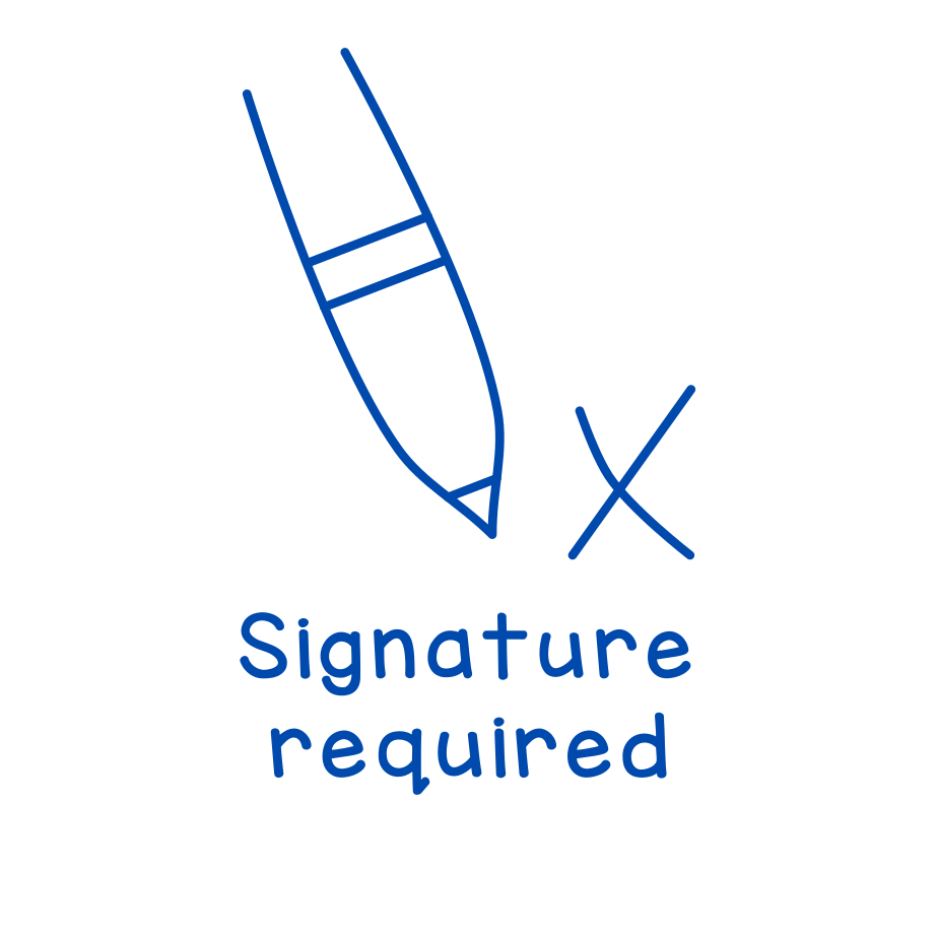 Signature required
