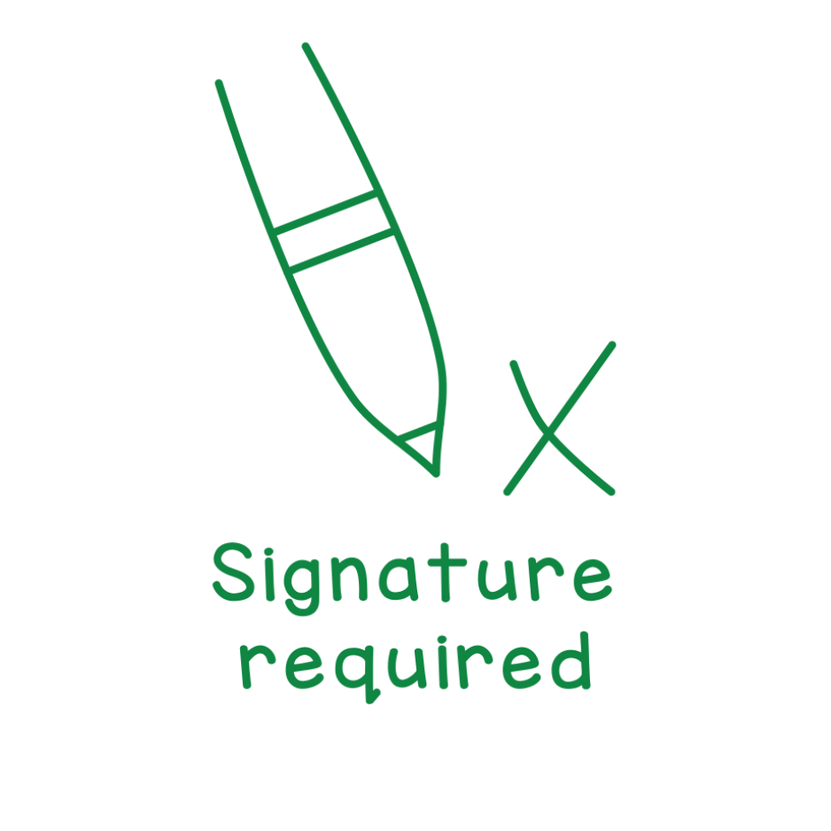 Signature required