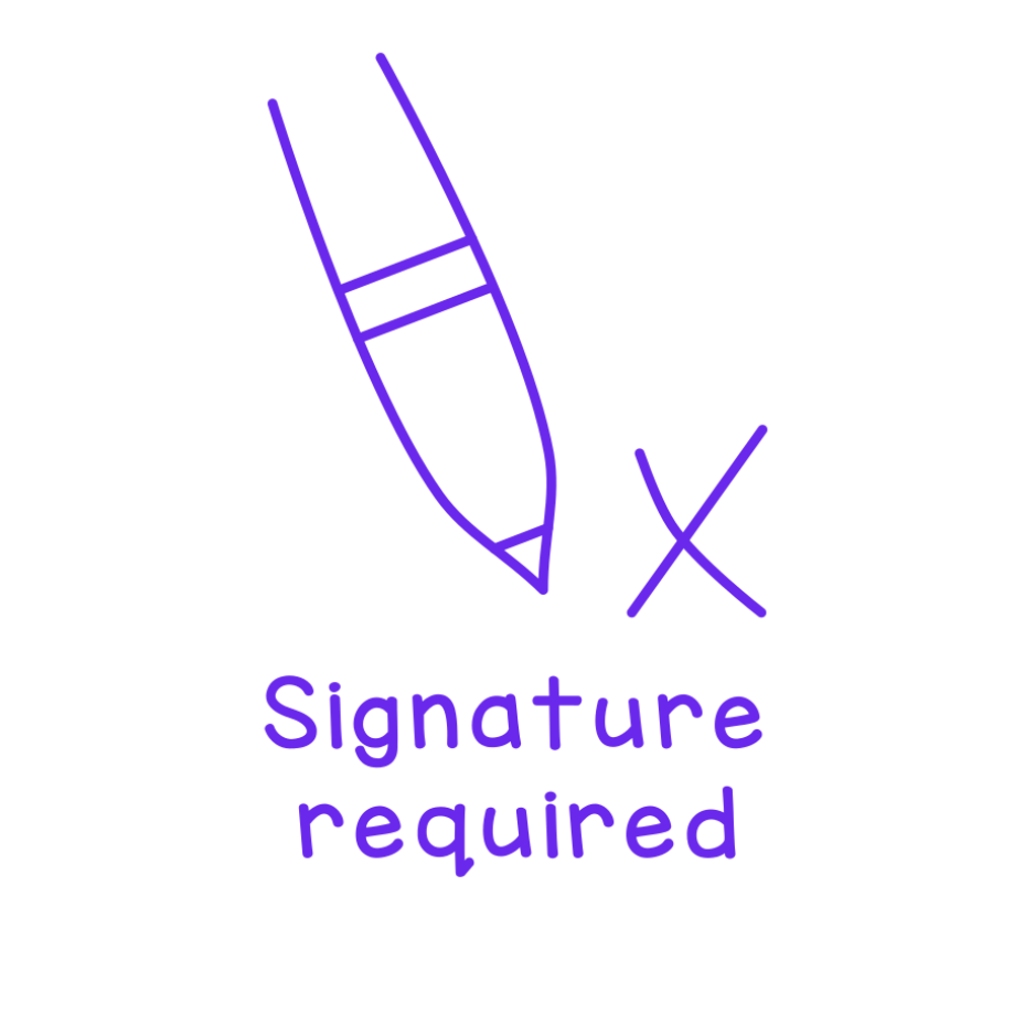 Signature required