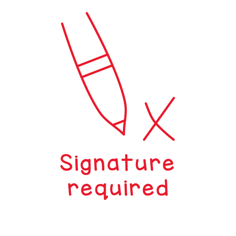 Signature required