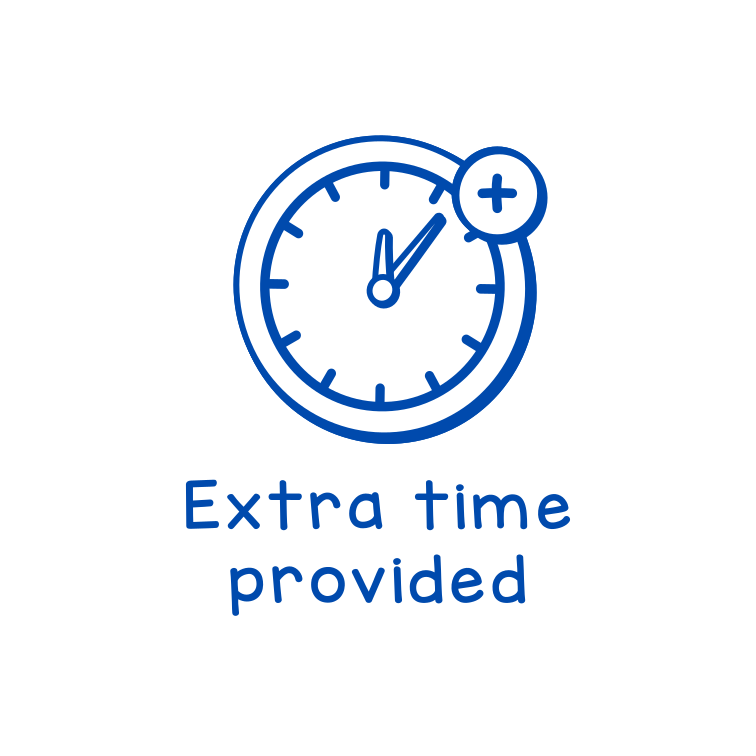 Extra time provided
