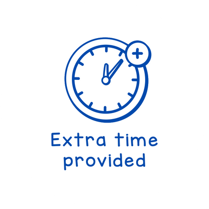 Extra time provided