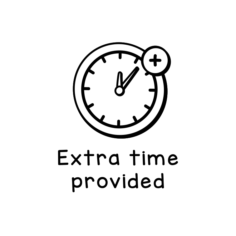 Extra time provided