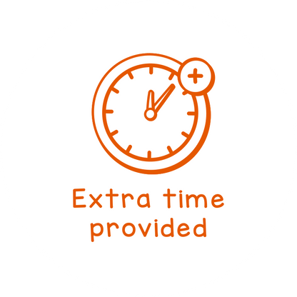 Extra time provided