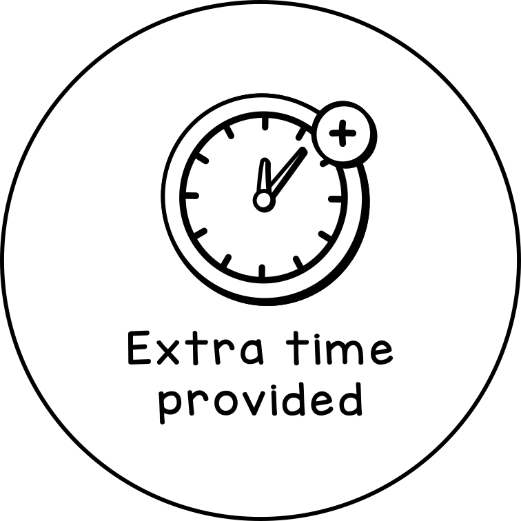 Extra time provided
