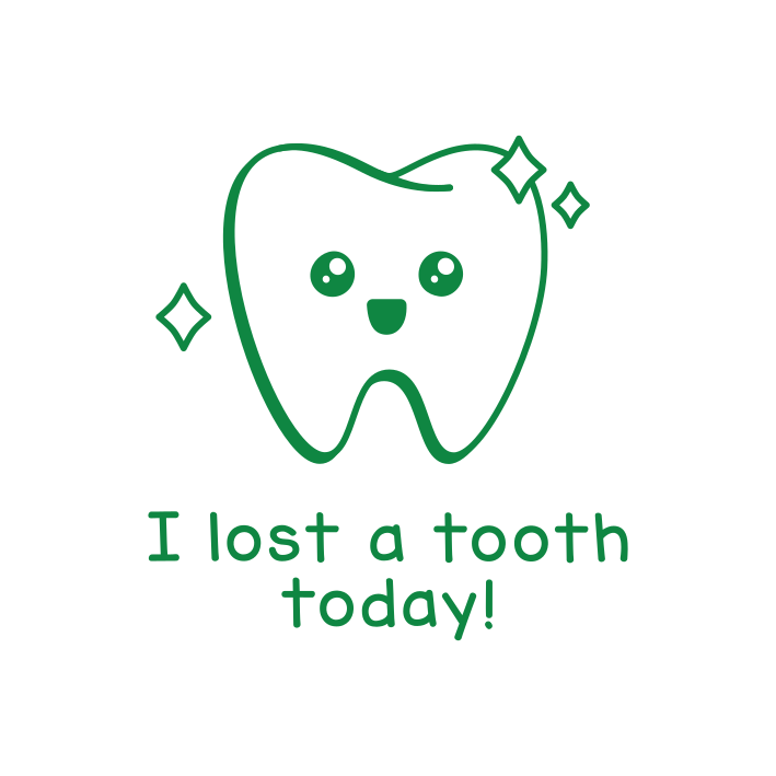 I lost a tooth today!