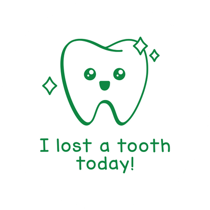 I lost a tooth today!