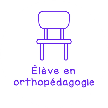 Élève en orthopédagogie