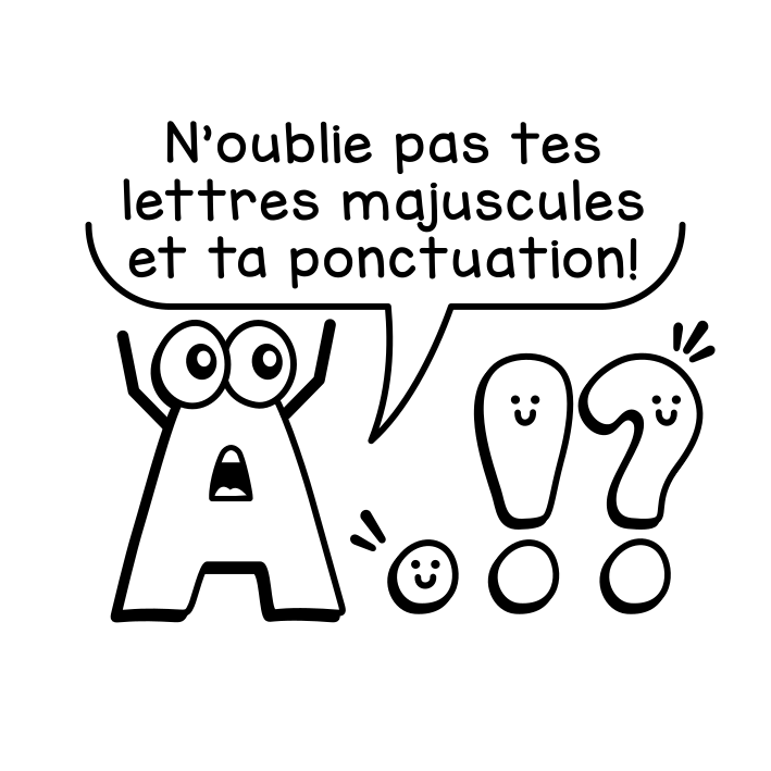 Majuscules et ponctuation