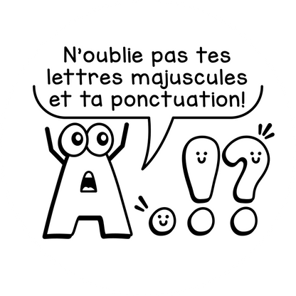 Majuscules et ponctuation