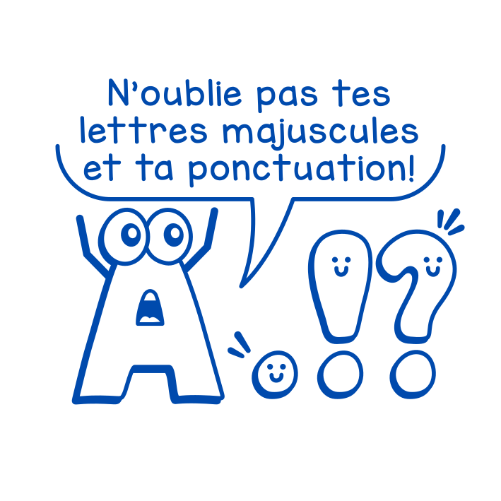 Majuscules et ponctuation