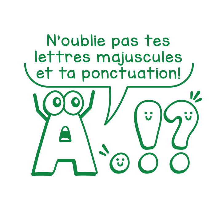 Majuscules et ponctuation
