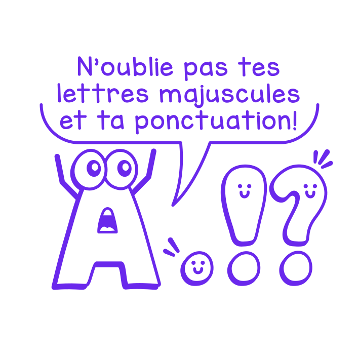Majuscules et ponctuation