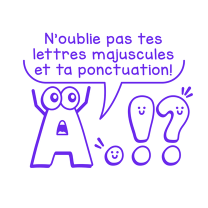 Majuscules et ponctuation