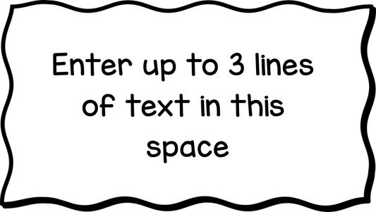 Wavy Border (bespoke message)