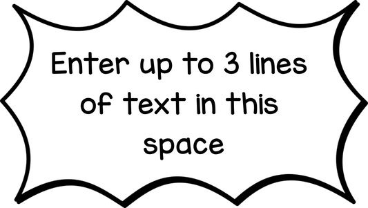 Comic Burst (bespoke message)