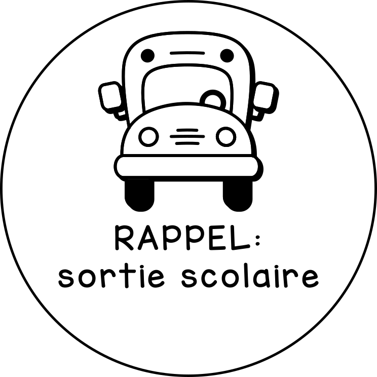 RAPPEL: Sortie scolaire