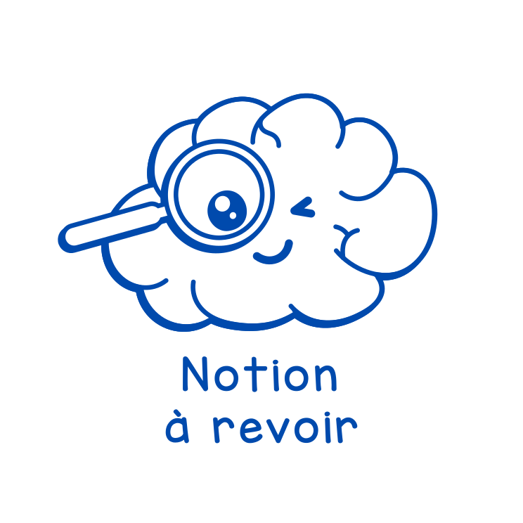 Notion à revoir
