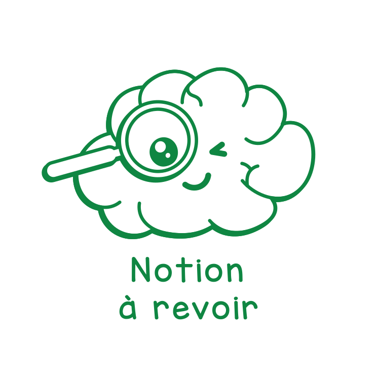 Notion à revoir