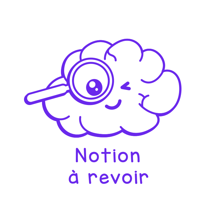 Notion à revoir