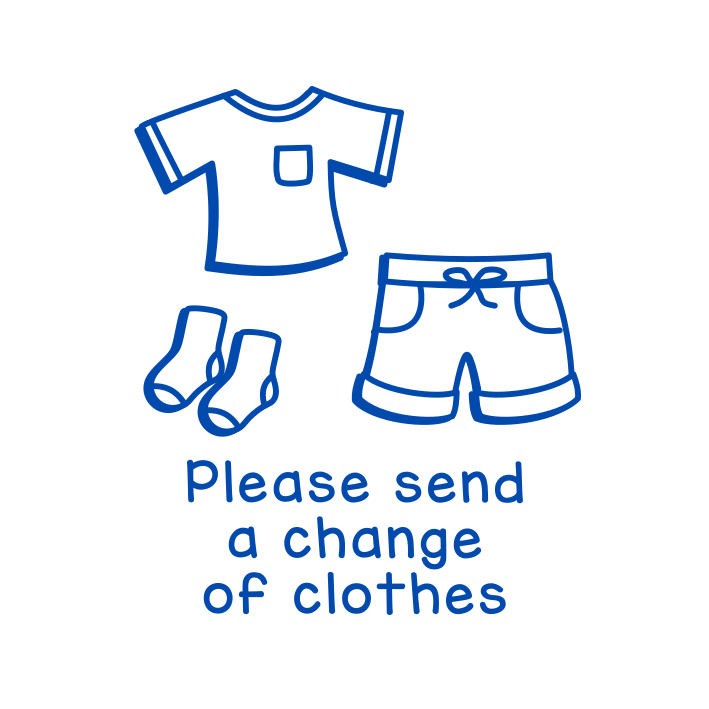 Please send a change of clothes