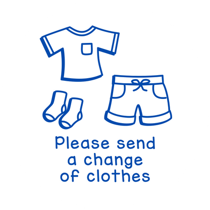 Please send a change of clothes