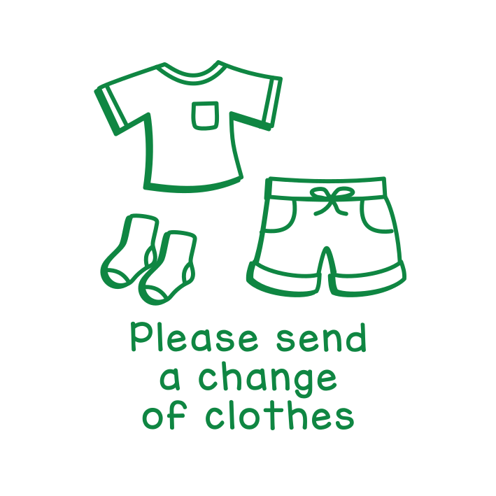 Please send a change of clothes
