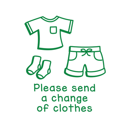 Please send a change of clothes