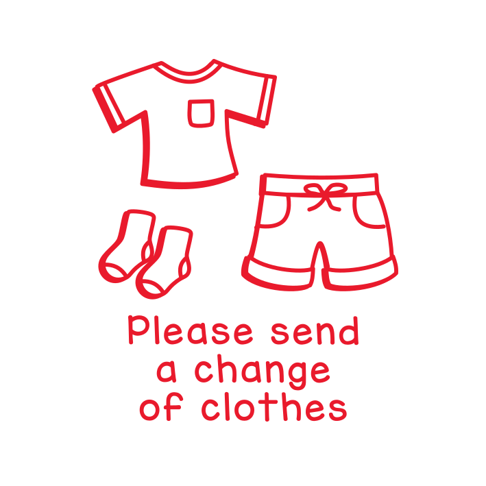 Please send a change of clothes