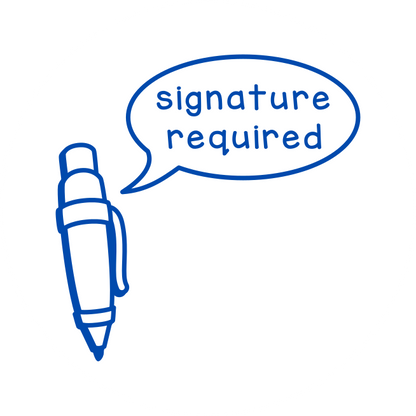 Signature required