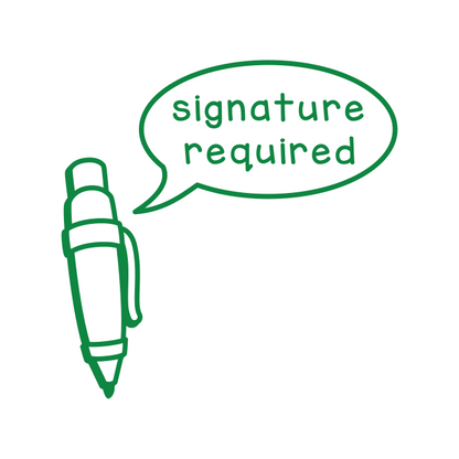 Signature required