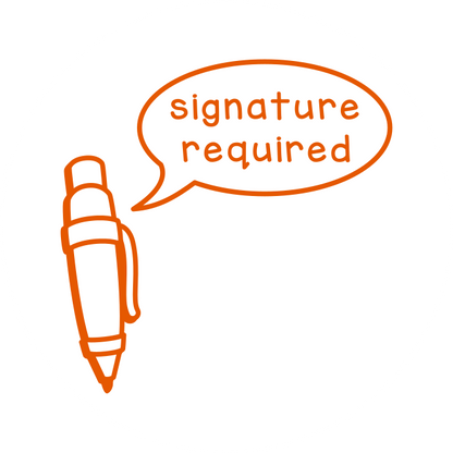 Signature required