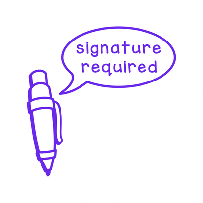 Signature required