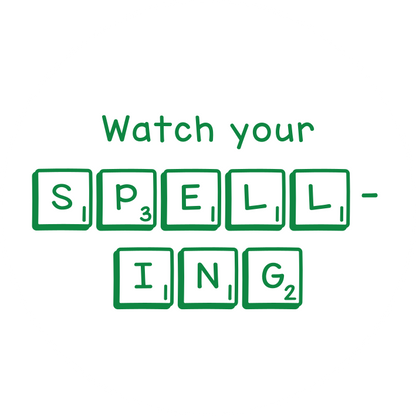 Watch your spelling