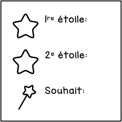 2 étoiles et 1 souhait