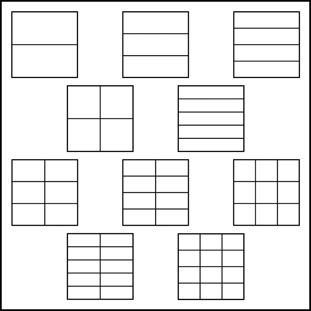Fractions (squares)
