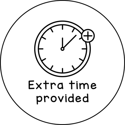 Extra time provided