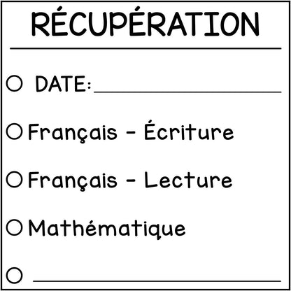 Récupération