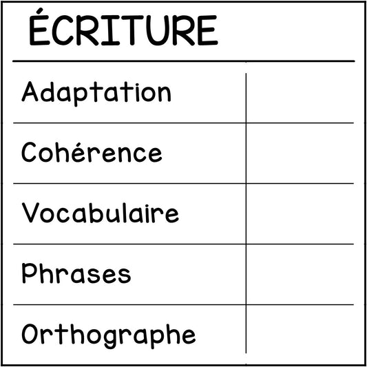 Écriture (grille)