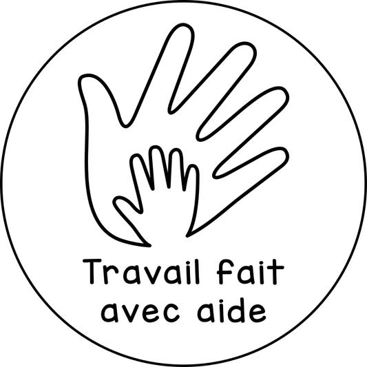 Travail fait avec aide